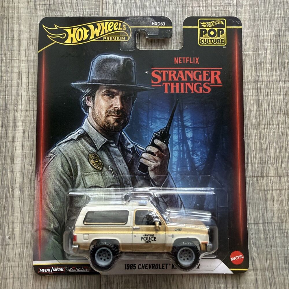 Stranger Things * 1985 Chevrolet K5 Blazer * Hot Wheels Premium Pop Culture ZD3